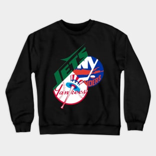 Jets Yankees islanders Crewneck Sweatshirt